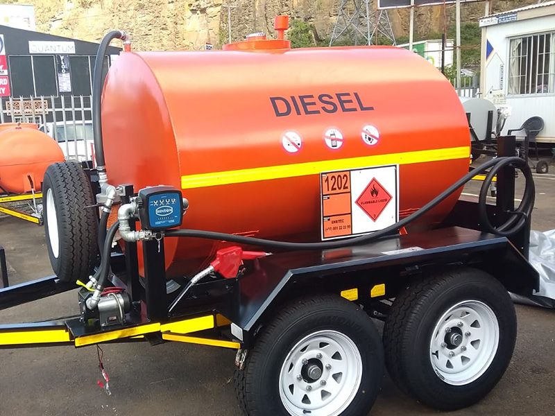 2000 Litre Steel Fuel Trailer